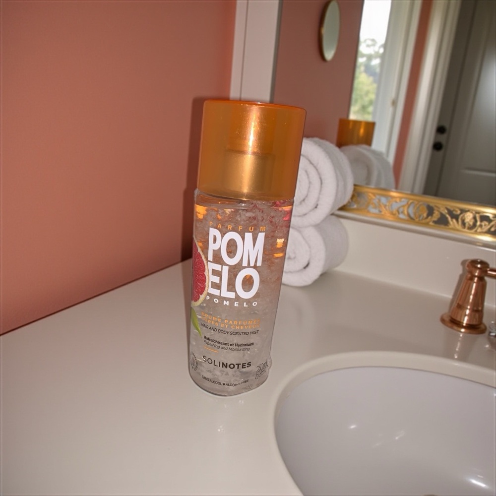 Solinotes Pomelo Hair & Body Mist 200ml Citrus Grapefruit Scent Alcohol Free
